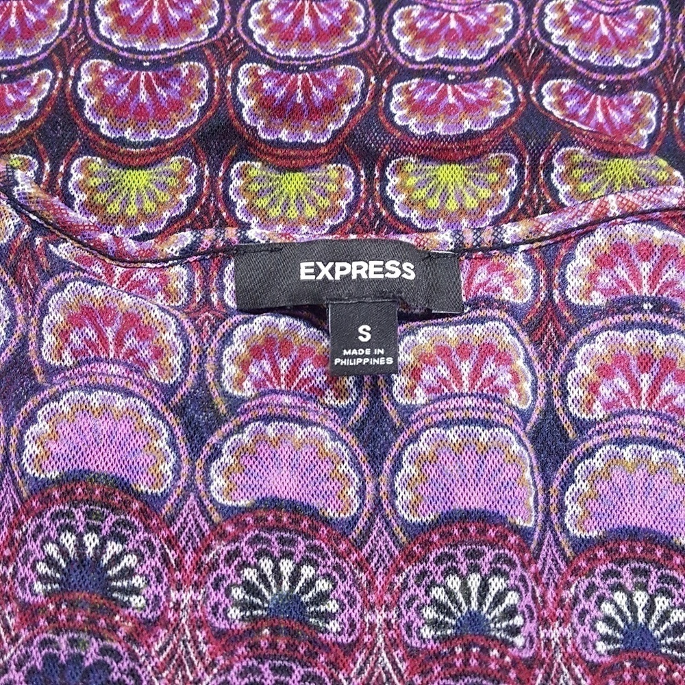 Express Womens Layered Ruffled Tank Top Size Small - Picture 4 of 4